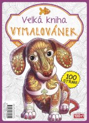 Velká kniha vymalovánek - fuchsiová Velká kniha vymalovánek - fuchsiová
