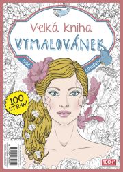 Velká kniha vymalovánek - světle růžová - Andrea Poláčková - Antistresové omalovánky Velká kniha vymalovánek - světle růžová