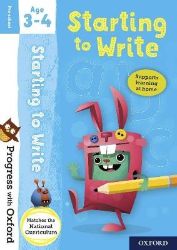 Progress with Oxford: Progress with Oxford: Starting to Write Age 3-4 - Prepare for School