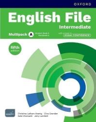 English File Fifth Edition Intermediate Multipack A with Exam Confidence - Christina Latham-Koenig,Clive Oxenden - Učebnice angličtiny pro ZŠ English File Fifth Edition Intermediate Multipack A with Exam Confidence