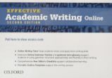 Effective Academic Writing Student Access Code Card (All levels), 2nd Effective Academic Writing Student Access Code Card (All levels), 2nd