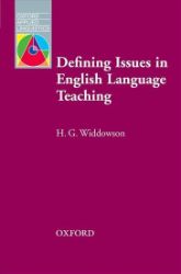 Oxford Applied Linguistics Defining Issues in English Language Teaching - Anglická gramatika a slovní zásoba Oxford Applied Linguistics Defining Issues in English Language Teaching