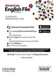 American English File Third Edition Level 1: Classroom Presentation Tool (Access Code Card American English File Third Edition Level 1: Classroom Presentation Tool (Access Code Card