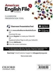 American English File Third Edition Level 1: Classroom Presentation Tool (Access Code Card - Christina Latham-Koenig - Učebnice angličtiny pro SŠ American English File Third Edition Level 1: Classroom Presentation Tool (Access Code Card