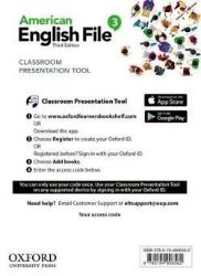 American English File Third Edition Level 3: Classroom Presentation Tool (Access Code Card American English File Third Edition Level 3: Classroom Presentation Tool (Access Code Card