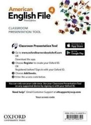 American English File Third Edition Level 4: Classroom Presentation Tool (Access Code Card American English File Third Edition Level 4: Classroom Presentation Tool (Access Code Card