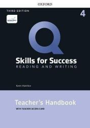 Q Skills for Success 4 Reading & Writing Teacher's Handbook with Teacher's Access Card, 3r - Karen Hamilton - Odborná angličtina Q Skills for Success 4 Reading & Writing Teacher´s Handbook with Teacher´s Access Card, 3rd