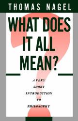 What Does It All Mean? - Thomas Nagel - Filozofie v angličtině What Does It All Mean?