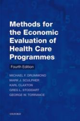 Methods for the Economic Evaluation of Health Care Programmes - Produkty Methods for the Economic Evaluation of Health Care Programmes
