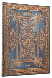 2026 Dp 12/ Blue Luxe/ Maxi/ H - Diáře podle dnů Diář 2026 Blue Luxe