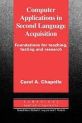 Computer Applications in Second Language Acquisition: PB Computer Applications in Second Language Acquisition: PB