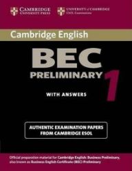 Cambridge BEC Preliminary 1 Cambridge BEC Preliminary 1