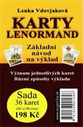 Karty Lenormand - Základní návod na výklad - Lenka Vdovjaková - Esoterika a duchovno Karty Lenormand - Základní návod na výklad