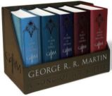 A Game of Thrones Leather - Cloth Boed Set - George Raymond Richard Martin - Fantasy v angličtině A Game of Thrones Leather - Cloth Boed Set