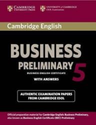 Cambridge BEC 5 Preliminary: Student's Book with answers