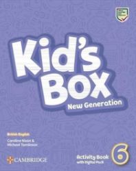 Kid's Box New Generation 6 Activity Book with Digital Pack British English - Učebnice angličtiny pro ZŠ Kid´s Box New Generation 6 Activity Book with Digital Pack British English