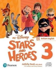 My Disney Stars and Heroes Level 3 Activity Book - Cheryl Pelteret - Učebnice angličtiny pro ZŠ My Disney Stars and Heroes 3 Activity Book with eBook BE