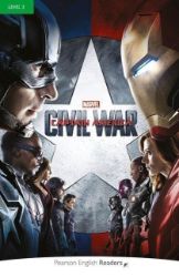 Pearson English Readers: Level 3 Marvel Captain America Civil War + Code - Čtení v angličtině Pearson English Readers: Level 3 Marvel Captain America Civil War + Code