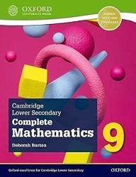 Cambridge Lower Secondary Complete Mathematics 9: Student Book (Second Edition) Cambridge Lower Secondary Complete Mathematics 9: Student Book (Second Edition)