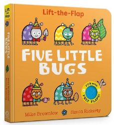 Five Little Bugs - Mike Brownlow - Anglické knihy pro děti Five Little Bugs