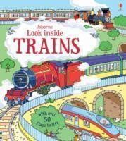 Look Inside Trains - Alex Frith - Dětská cizojazyčná literatura Look Inside Trains