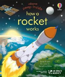 Peep Inside How a Rocket Works - Lara Bryan - Anglické knihy pro děti Peep Inside How a Rocket Works