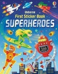 First Sticker Book Superheroes First Sticker Book Superheroes