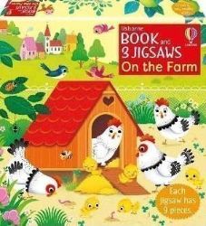 Usborne Book and 3 Jigsaws: On the Farm Usborne Book and 3 Jigsaws: On the Farm