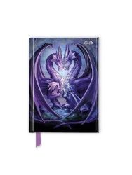 Anne Stokes: Raising Dragons 2026 Luxury Pocket Diary Planner - Week to View - Flame Tree Studio - Plánovací diáře Anne Stokes: Raising Dragons 2026 Luxury Pocket Diary Planner - Week to View