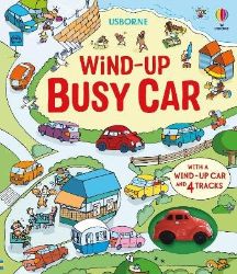 Wind-Up Busy Car - Fiona Watt - Anglické knihy pro děti Wind-Up Busy Car
