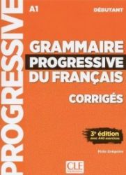 Grammaire progressive du francais Débutant Livret de corrigés - Učebnice francouzštiny Grammaire progressive du francais Débutant Livret de corrigés