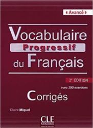 Vocabulaire progressif du francais: Avancé Corrigés, 2. édition - Učebnice francouzštiny Vocabulaire progressif du francais: Avancé Corrigés, 2. édition
