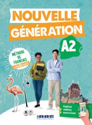 Nouvelle Génération A2 Livre + Cahier+didier.fle.app. 2022 - Učebnice francouzštiny pro ZŠ Nouvelle Génération A2 Livre + Cahier+didier.fle.app. 2022