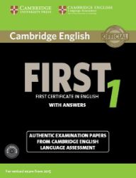 Cambridge English First 1 for updated exam. Student´s Book with answers and downloadable a