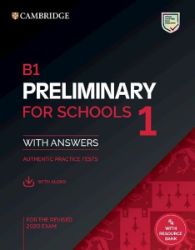 Cambridge English Preliminary for Schools 1 for revised exam from 2020. Student´s Book wit