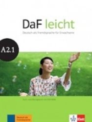 DaF leicht A2.1 – Kurs/Arbeitsbuch + DVD-Rom - Učebnice němčiny pro ZŠ DaF leicht A2.1 – Kurs/Arbeitsbuch + DVD-Rom