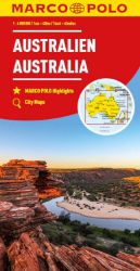 Austrálie 1: 4 000 000 / automapa - Mapy a průvodci Mapa Austrálie 1:40M