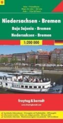 Niedersachsen-Bremen/Dolní Sasko,Brémy 1:200T/automapa
