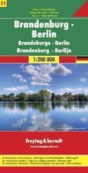AK 0217 Brandenbursko-Berlín 1:200 000 / automapa - Mapy Berlín Brandenburg,Berlin/Brandenbursko,Berlín 1:200T/automapa