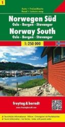 AK 0655 Norsko 1. Jih - Oslo, Bergen, Stavanger 1:250 000 / automapa AK 0655 Norsko 1. Jih - Oslo, Bergen, Stavanger 1:250 000 / automapa
