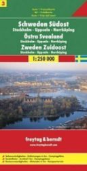 AK 0669 Švédsko 3. JV-Stockholm Uppsala 1:25 000 - Mapy Severské státy Schweden Südost, Stockholm-Uppsala-Norrköping/Švédsko-jihovýchod 1:250T/automapa