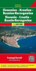 AK 7002 Slovinsko, Chorvatsko, Bosna-Hercegovina 1:500 000 / automapa + mapa pro volný čas - Mapy Chorvatsko Slovinsko, Chorvatsko, Bosna 1:500 000 - automapa