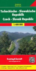 Česká a Slovenská republika 1:400 000/oboustranná automapa - Mapy Slovensko Česká a Slovenská republika 1:400 000/oboustranná automapa