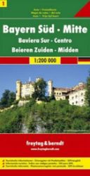 AK 0220 Bavorsko jih, střed 1:200 000 / automapa