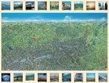 AKN 1 PAN B Rakousko panorama nástěnné AKN 1 PAN B Rakousko panorama nástěnné