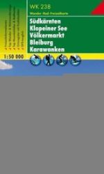 WK 238 Südkärnten, Klopeiner See, Völkermarkt, Bleiburg, Karawanken, Wanderkarte 1:50 000/mapa