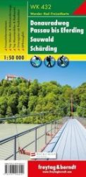 WK 432 Donauradweg Passau-Eferding 1:50 000 / turistická mapa - Mapy a průvodci WK 432 Donauradweg Passau-Eferding 1:50 000/mapa