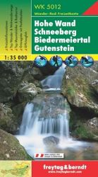 WK 5012 Hohe Wand - Schneeberg - Biedermeiertal - Gutenstein 1:35 000 / turistická mapa - Mapy Rakousko WK 5012 Hohe Wand Schneeberg 1:35 000/mapa