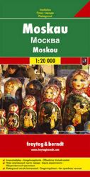 PL 107 Moskva 1:20 000 / plán města - Města Evropy Moskva 1:20T mapa FB