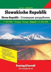 SKSS SP Slovensko - silnice a města 1:150 000 SKSS SP Slovensko - silnice a města 1:150 000
